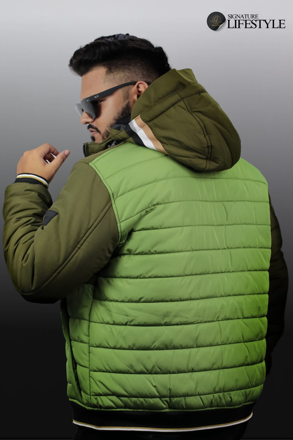 Boss Padding Jacket With Hoodie