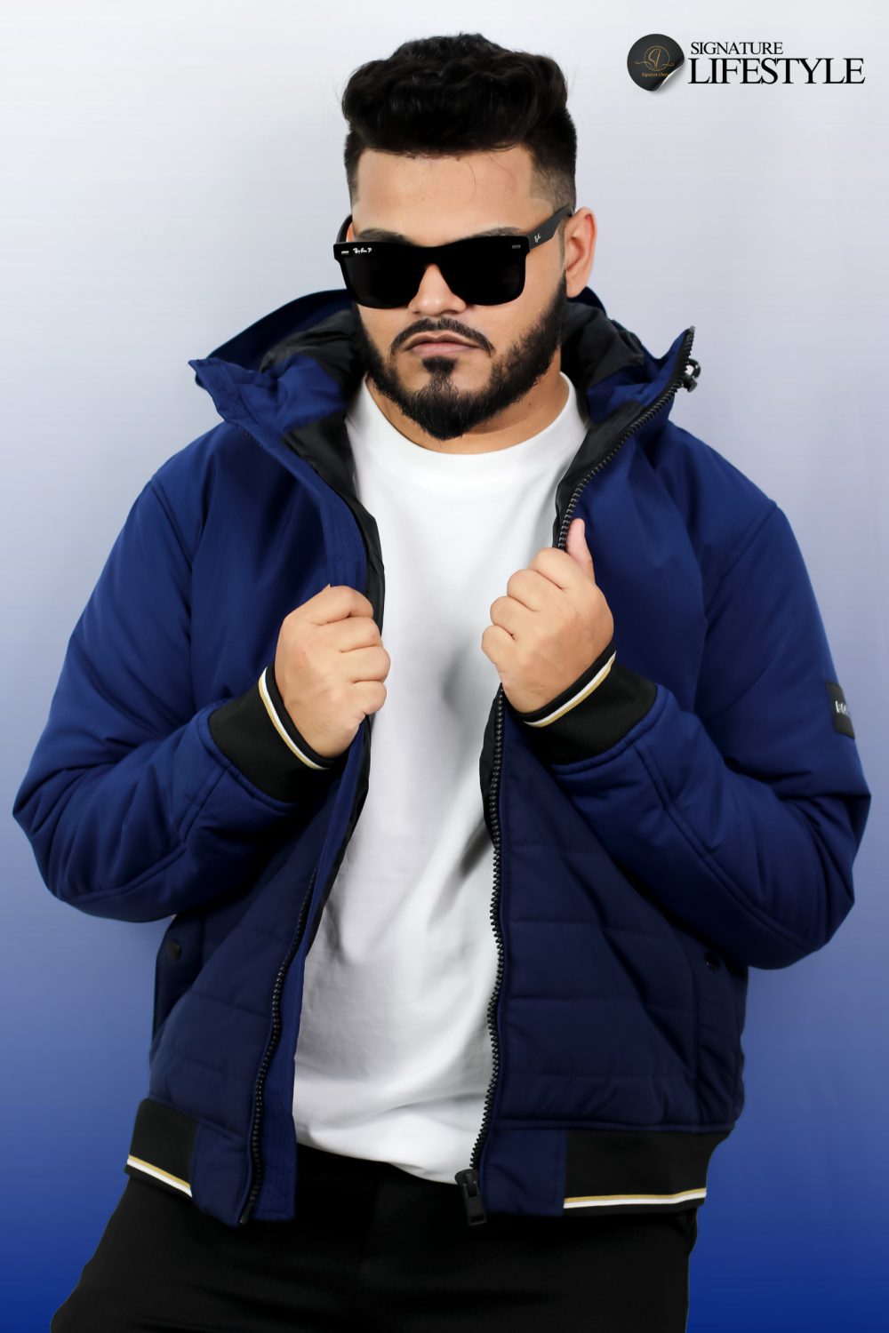 Boss Padding Jacket With Hoodie