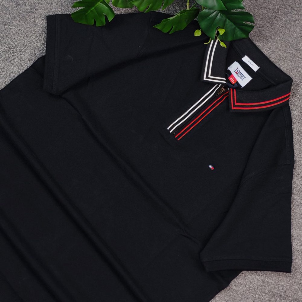 Tommy Hilfiger Zipper Polo Shirts | TZP-05 - Image 2