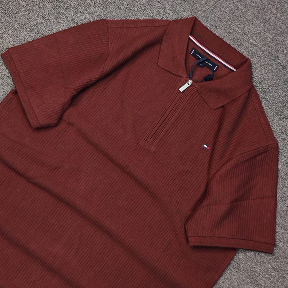 Tommy Zipper Polo Shirt – Where Style Meets Innovation | TZP-01 - Image 6