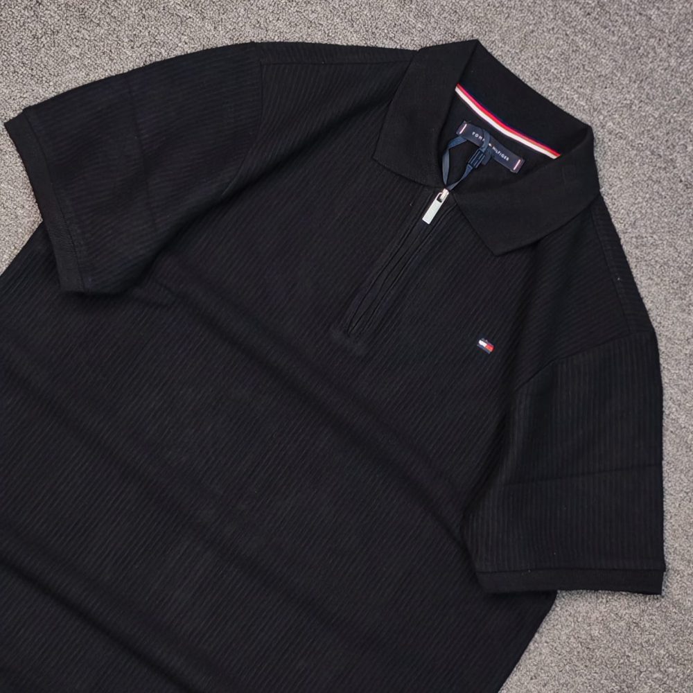 Tommy Zipper Polo Shirt – Where Style Meets Innovation | TZP-01 - Image 4