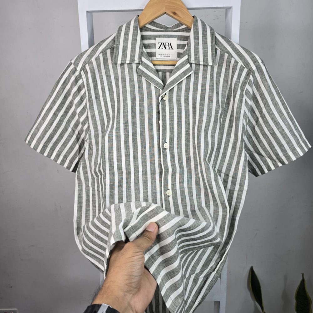 Zara Remi Cotton Half Sleeve Shirt – Effortless Elegance for Everyday Style
