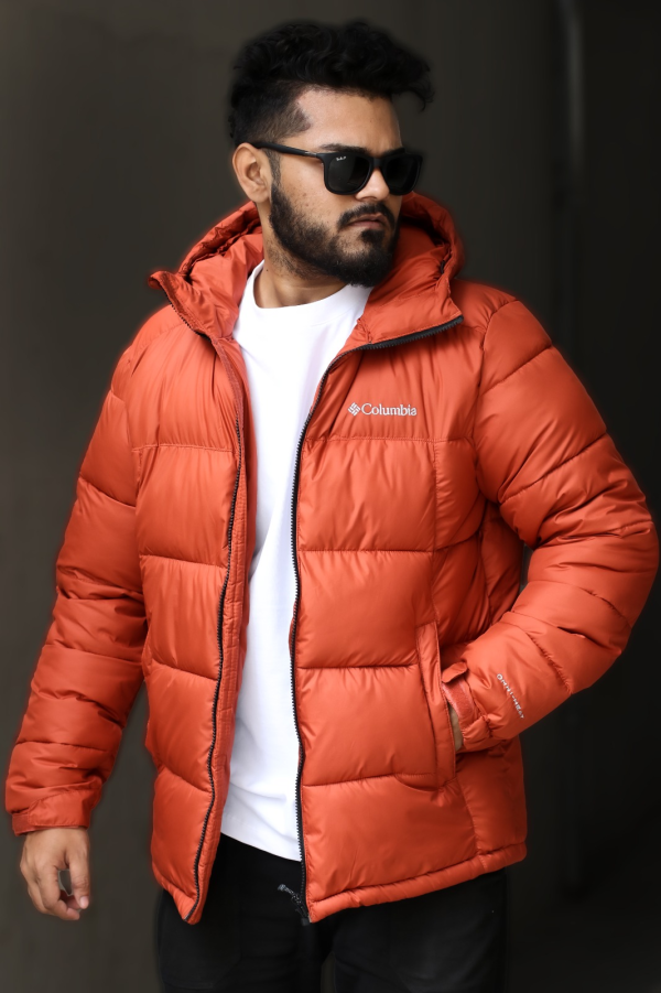 Colombia Thermal Padding Jacket – Burnt Orange Winter Essential