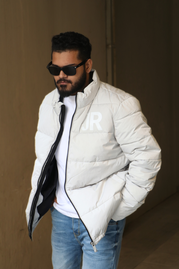 John Richmond Zip-Up Jacket – JR White Edition