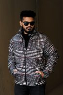 Duck Feather Print Jacket - Ultimate Warmth & Style