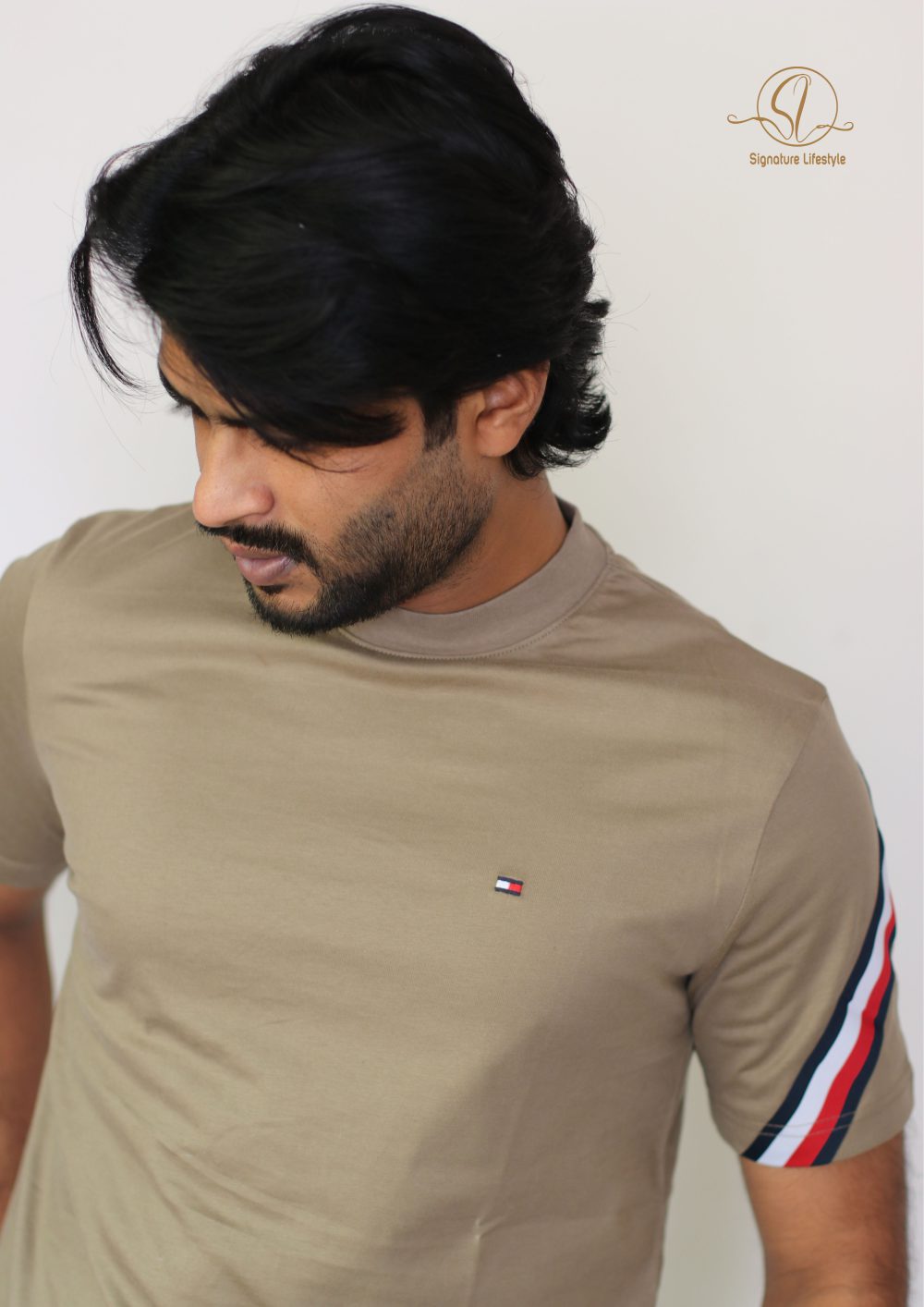 Tommy Hilfiger Premium Fit Round Neck T-Shirt - Crafted for Style