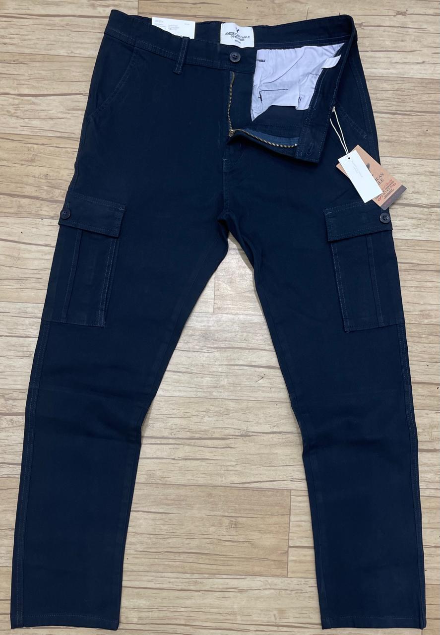 AMERICAN EAGLE Twill Cargo Pant | AECP-01