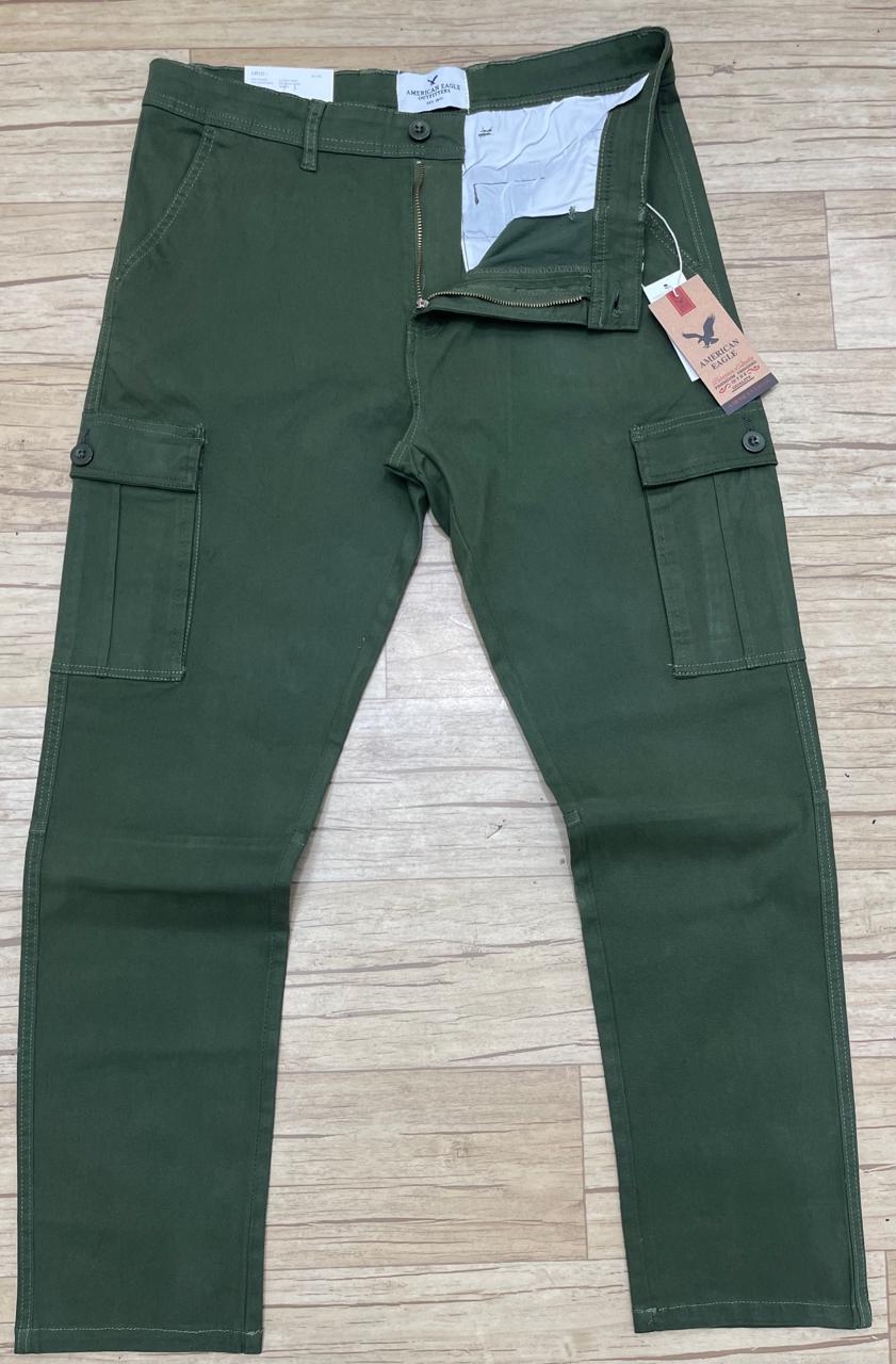 AMERICAN EAGLE Twill Cargo Pant | AECP-01