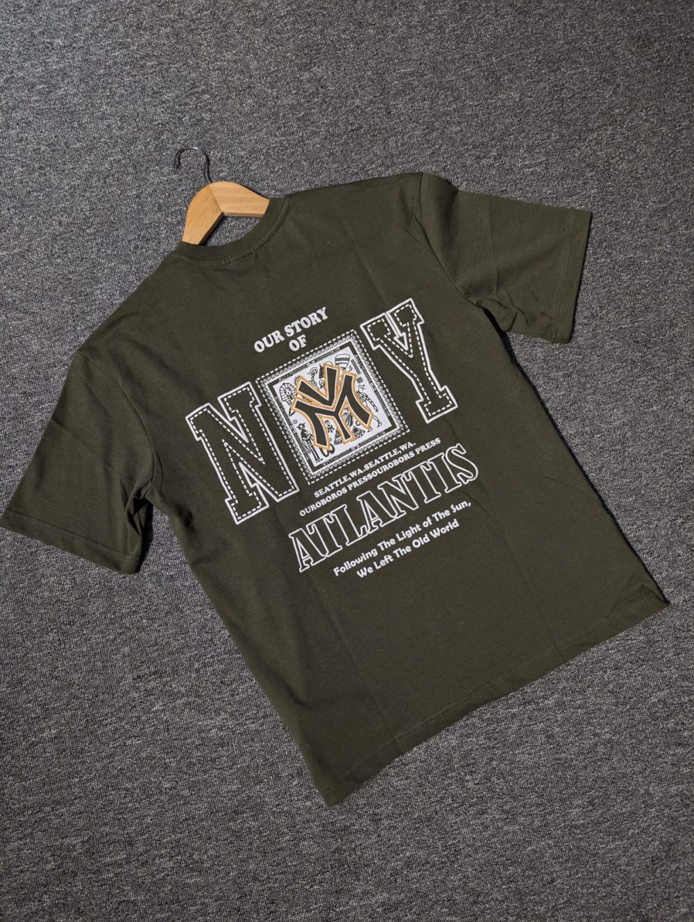 Export Quality Premium Drop Shoulder T-Shirt - Image 2