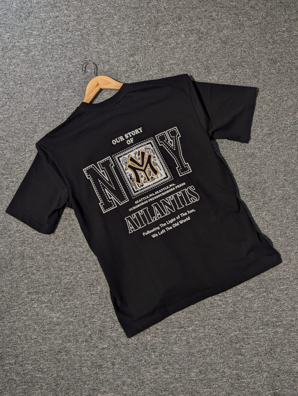 Export Quality Premium Drop Shoulder T-Shirt - Image 2