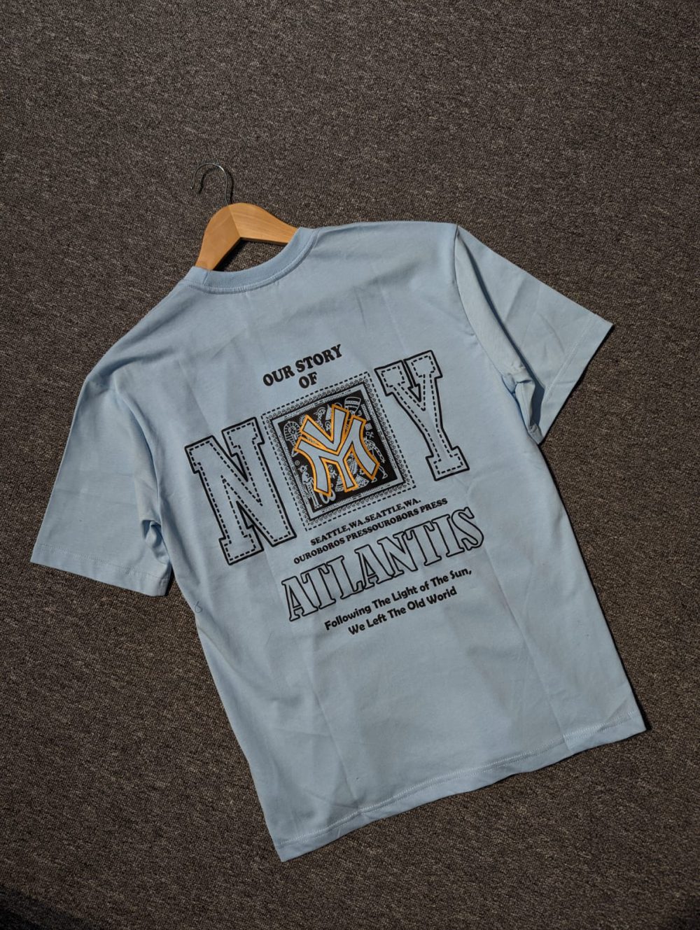 Export Quality Premium Drop Shoulder T-Shirt - Image 2