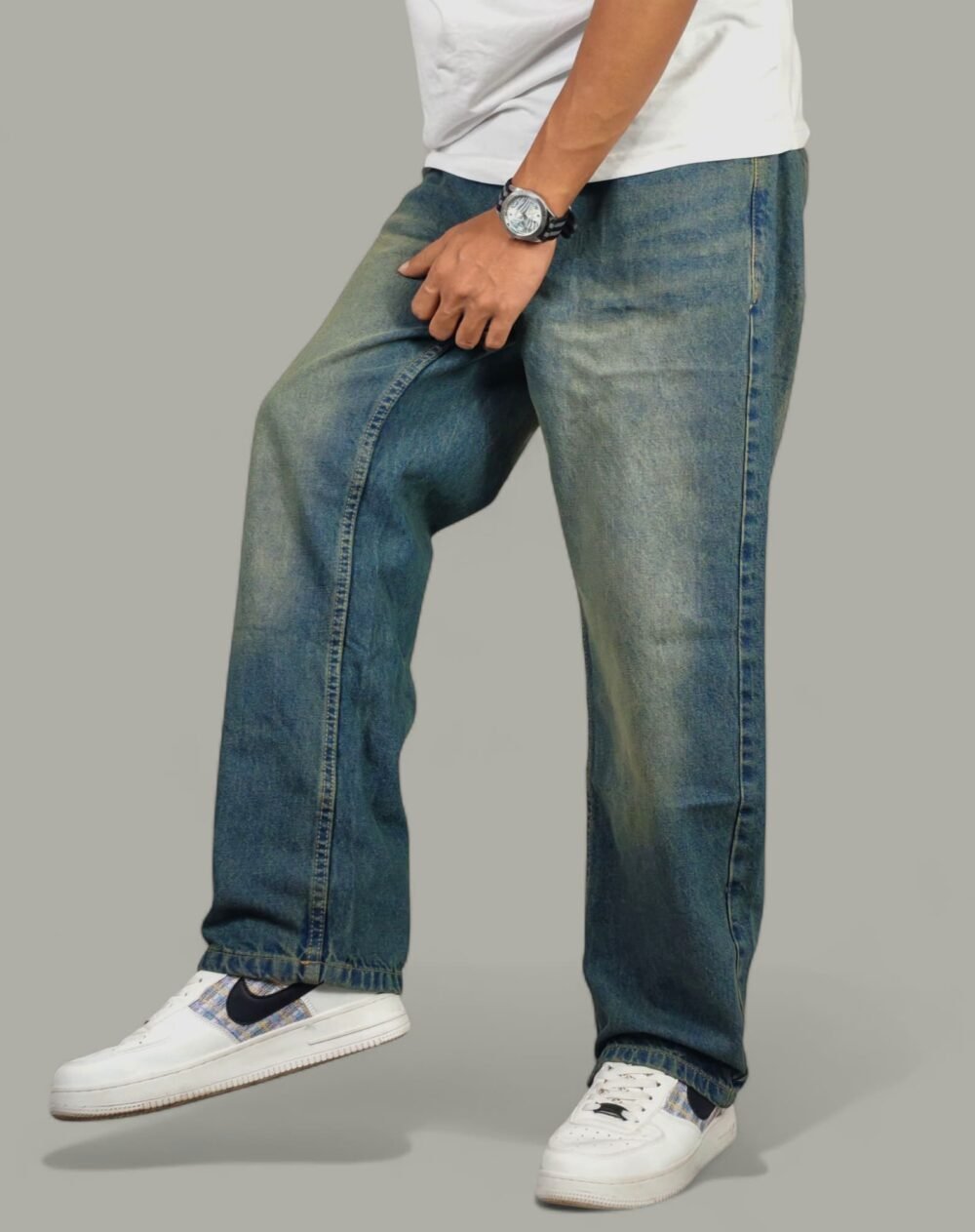 Zara Straight Cut Denim Pant 2025 - Image 2