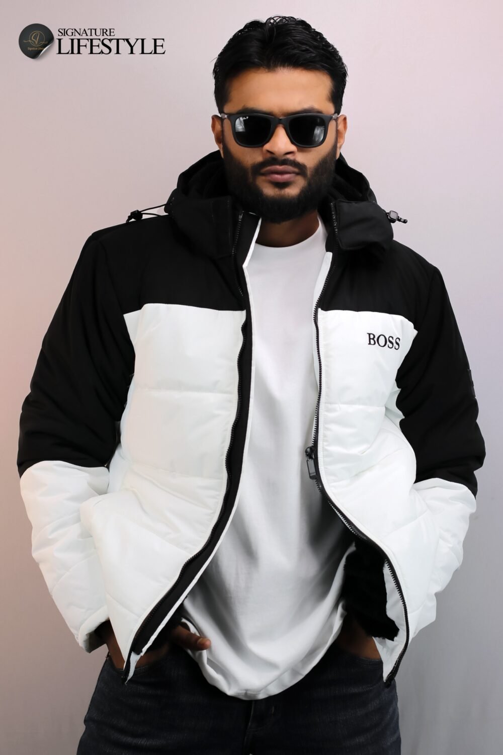 BOSS Contrast Sherpa Padding Jacket 2025