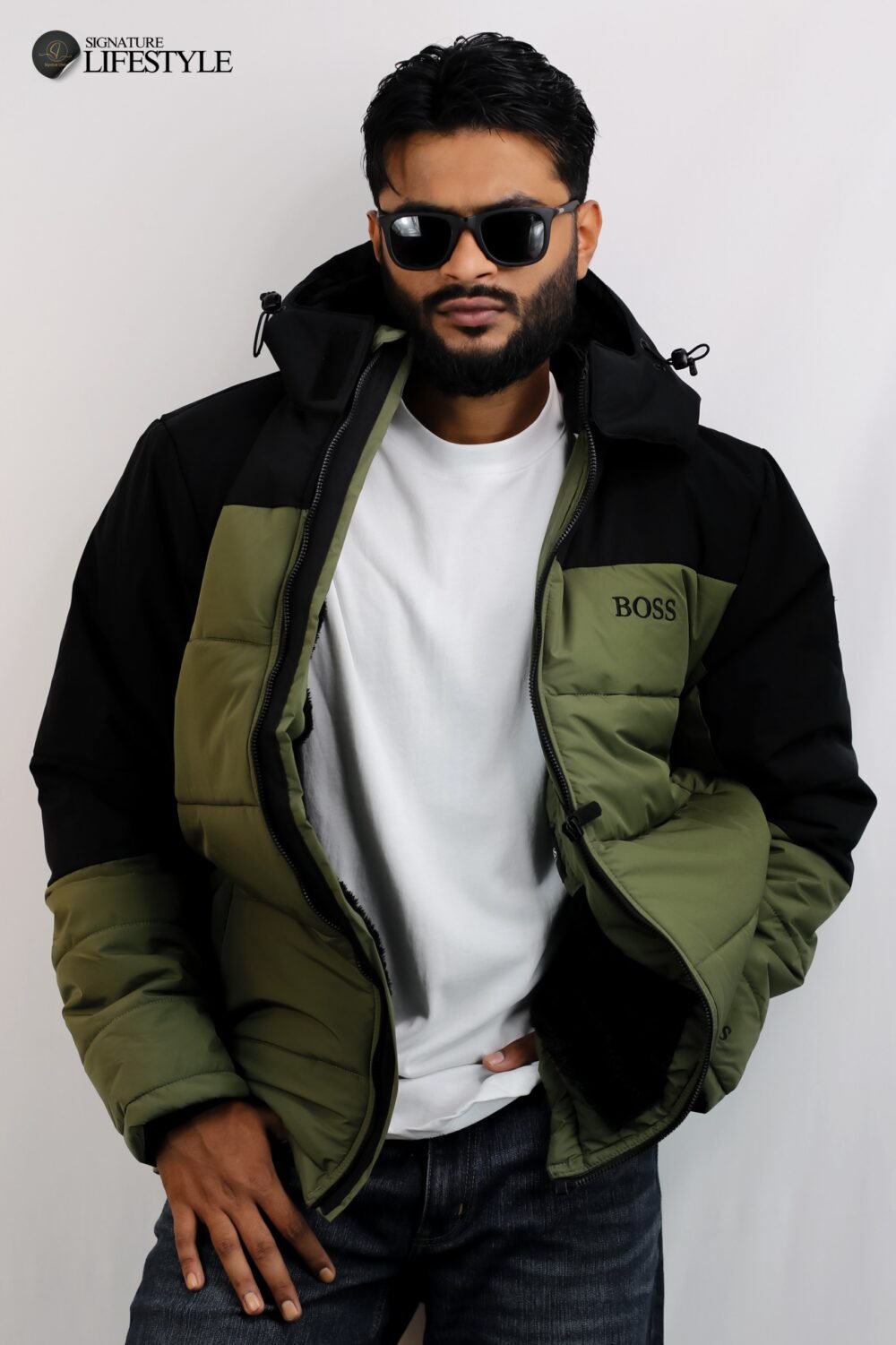 BOSS Contrast Sherpa Padding Jacket 2025 - Image 2