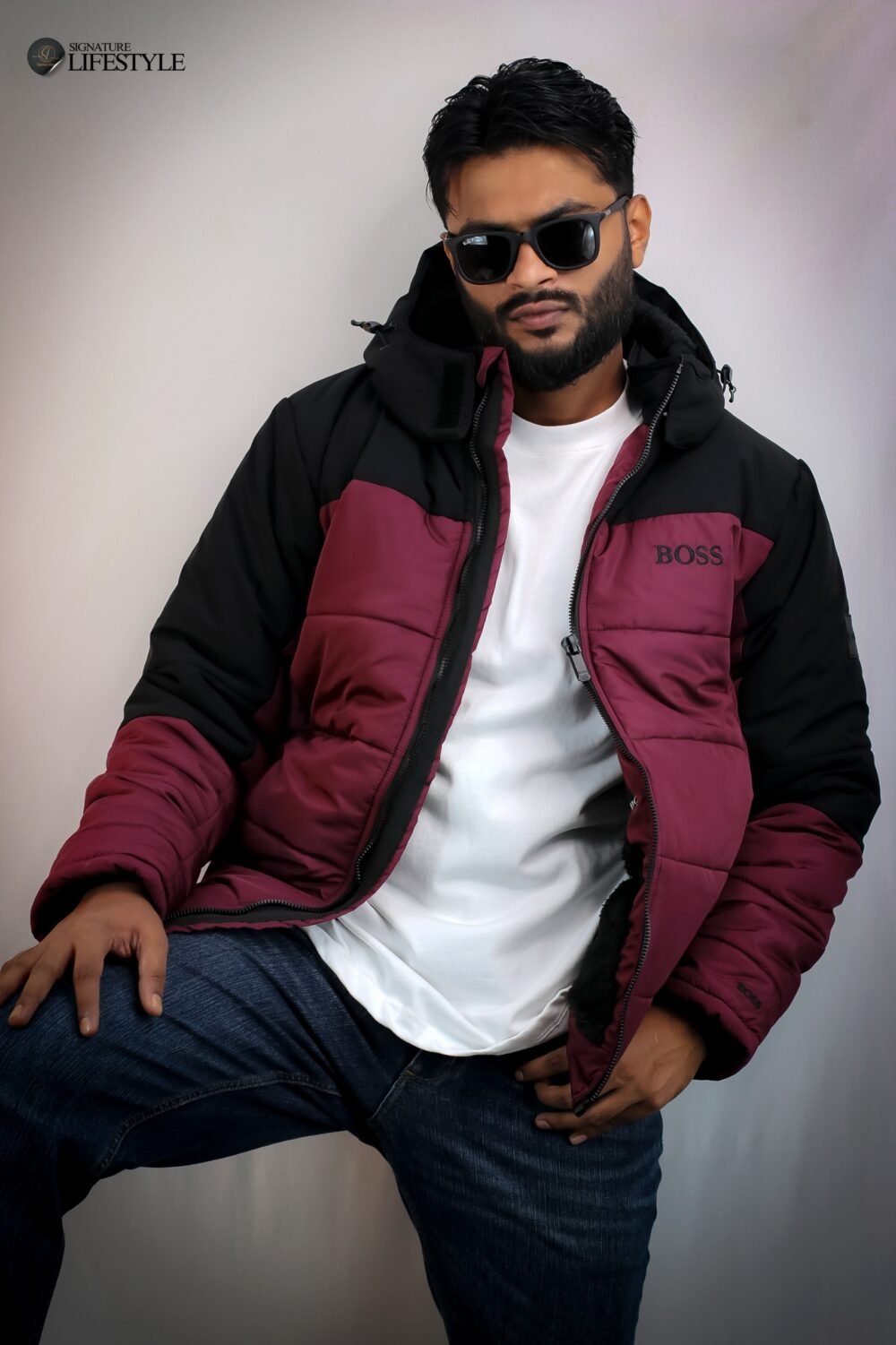 BOSS Contrast Sherpa Padding Jacket 2025 - Image 3