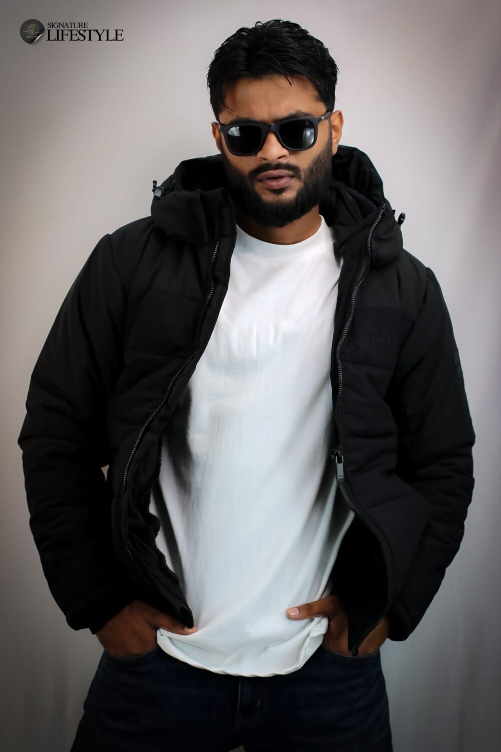 BOSS Contrast Sherpa Padding Jacket 2025 - Image 4