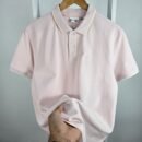 Lacoste Men's Polo Shirt with Striped Collar