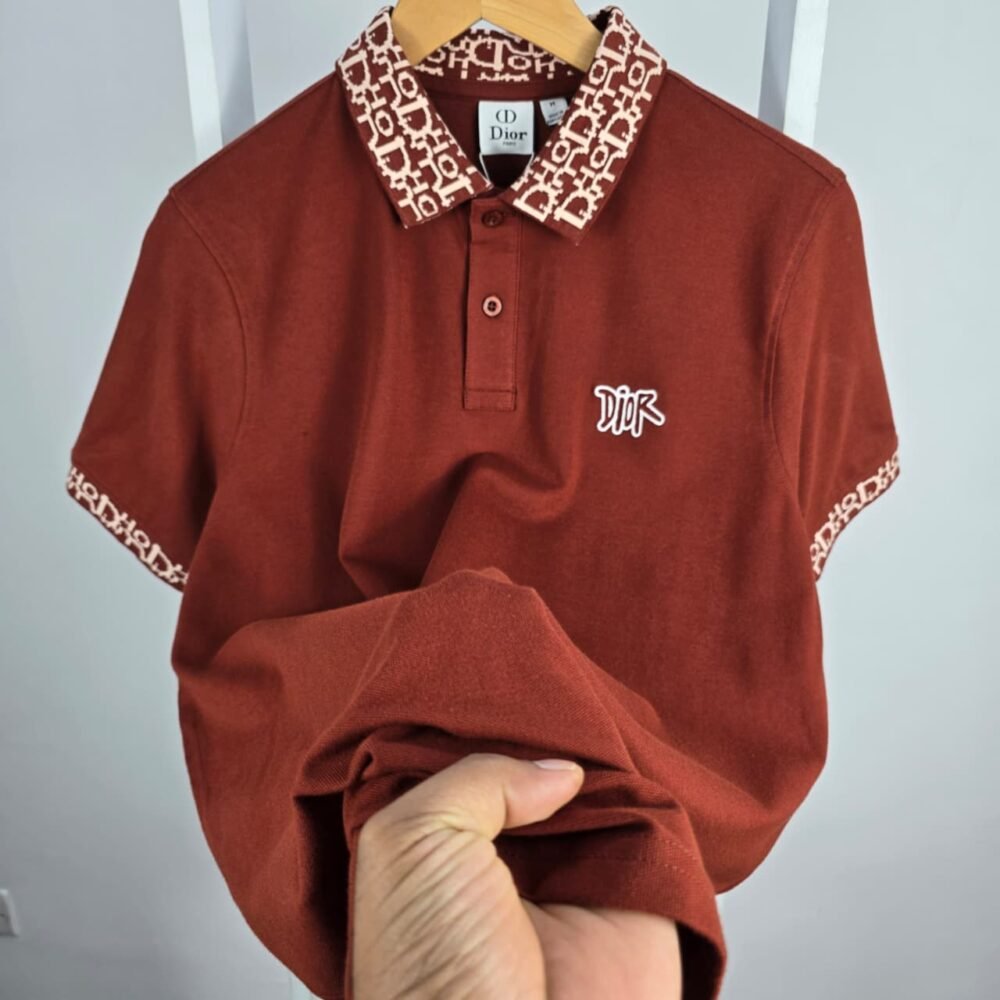 Dior Men's Premium Cotton Polo Shirt