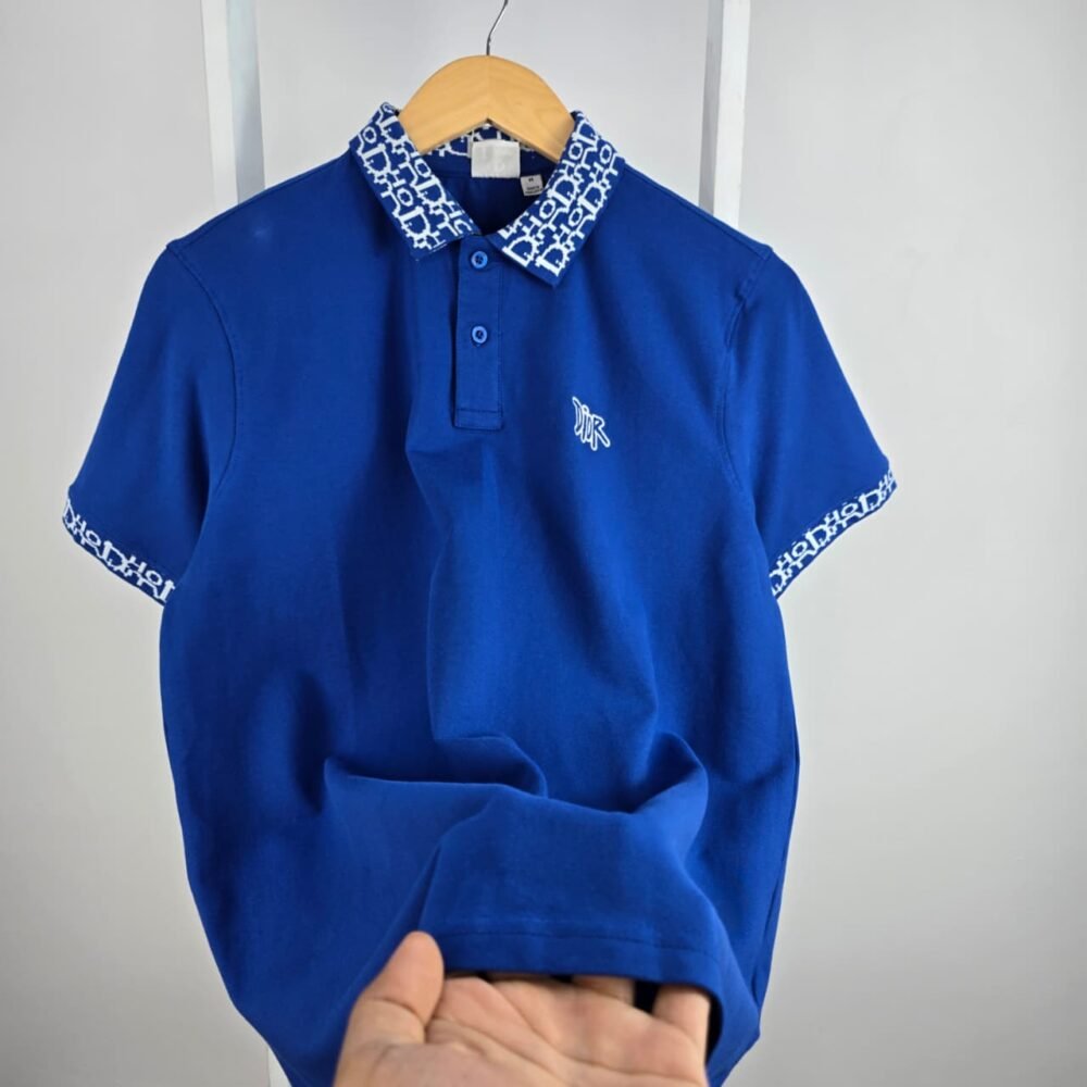 Dior Men's Premium Cotton Polo Shirt - Image 2