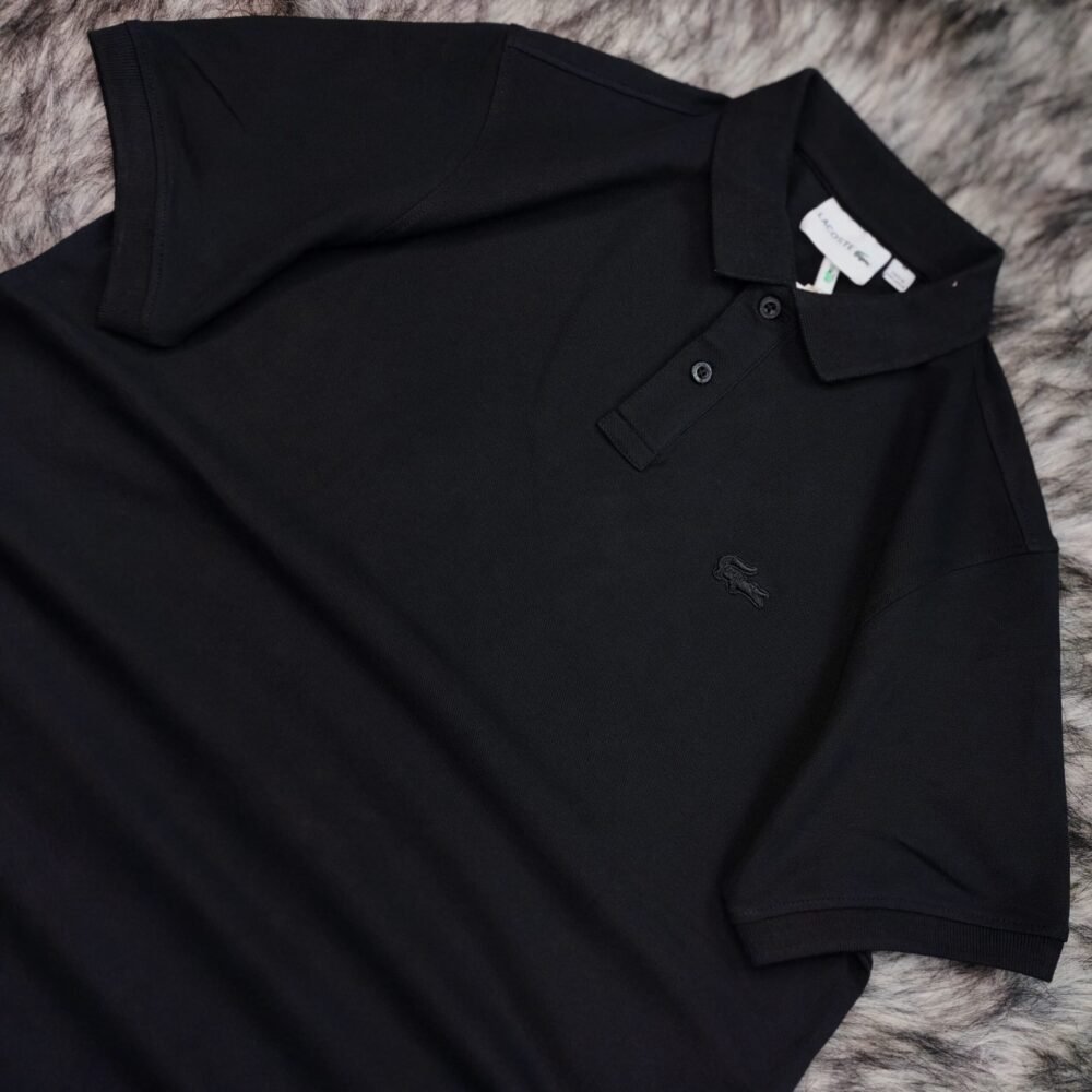 Lacoste Men's Solid Color Polo Shirt - Image 2