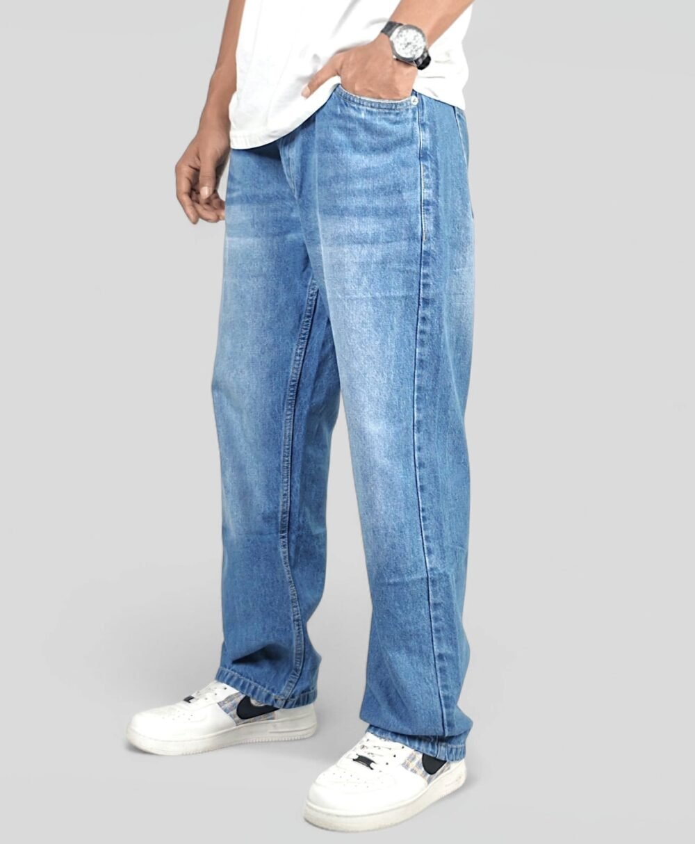 Zara Straight Cut Denim Pant 2025 - Image 3