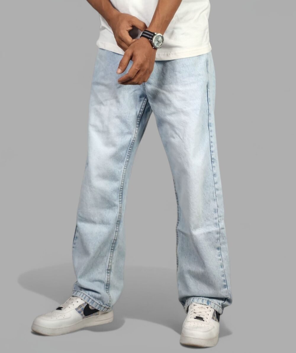 Zara Straight Cut Denim Pant 2025 - Image 4