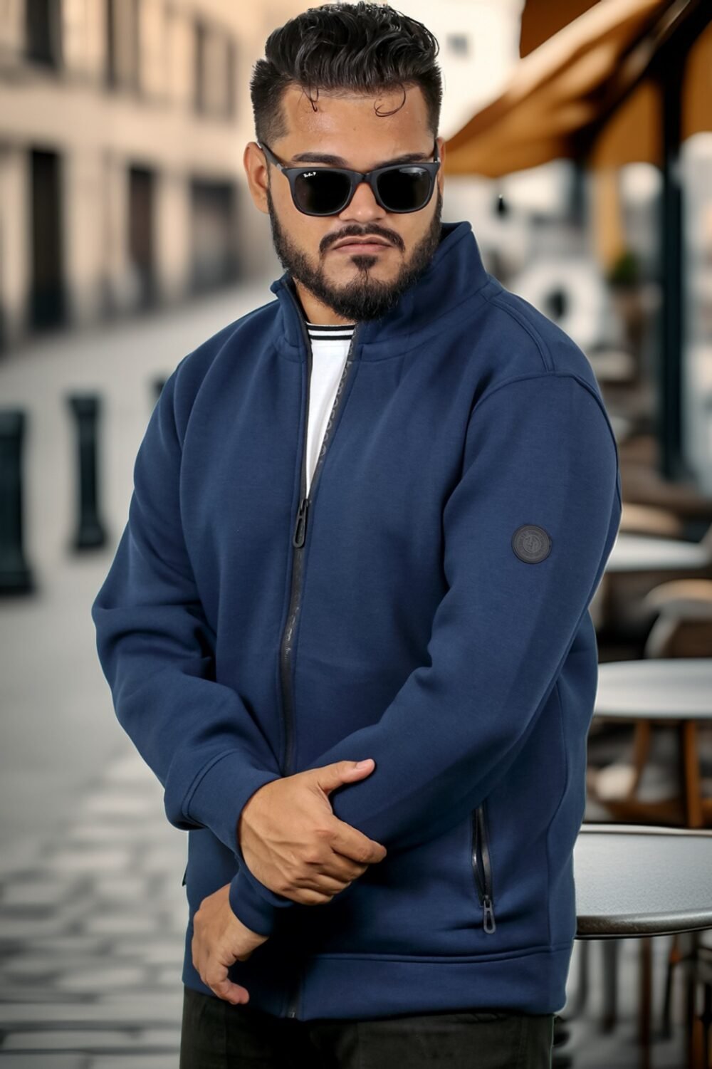 Tom Tompson Zipper Sweatshirt - Image 2