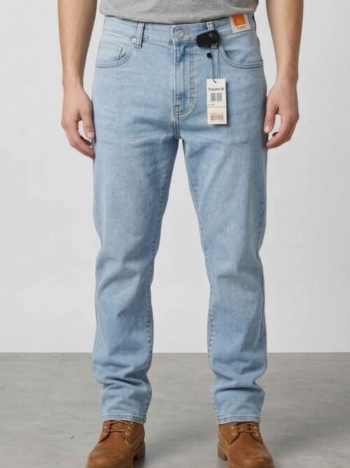 Signature lifestyle Timberland Slim Fit 13oz Denim jeans – Sky color