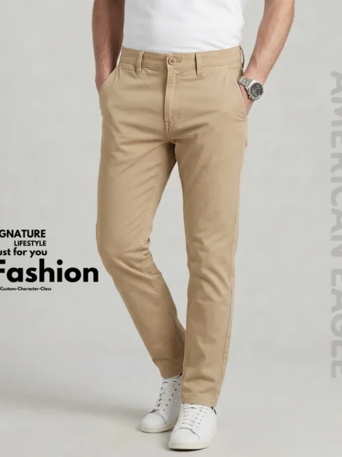 American-Eagle-Slim-Fit-Twill-Pant-Cream-Color