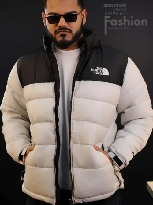 The North Face 700 Padding Jacket- Duck Down Feather- Black&Grey Puffer