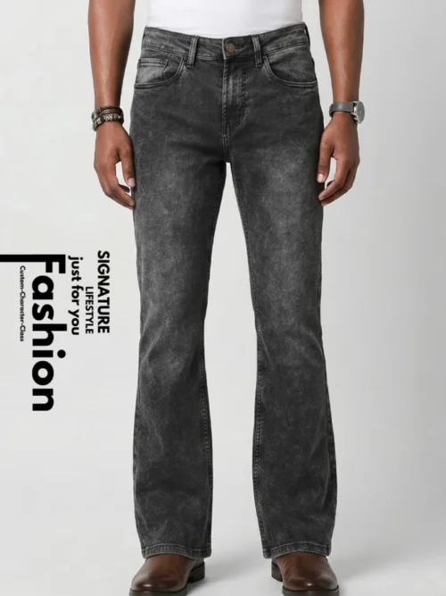Boot cut style denim pant for men in bangladesh in best price