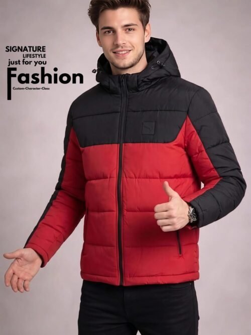 Puma Puffer jacket - Black & Red