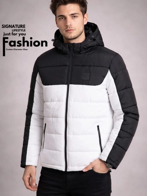 Puma Puffer jacket - Dark & White