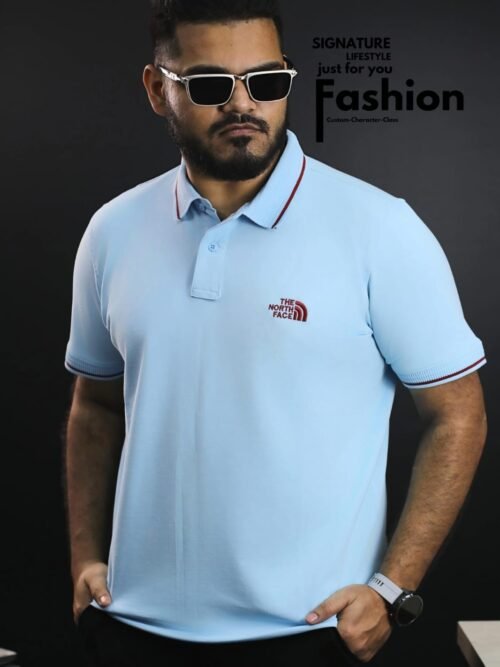 TNF Polo T-Shirt Sky Blue