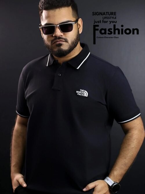 TNF Polo T-Shirt  Black