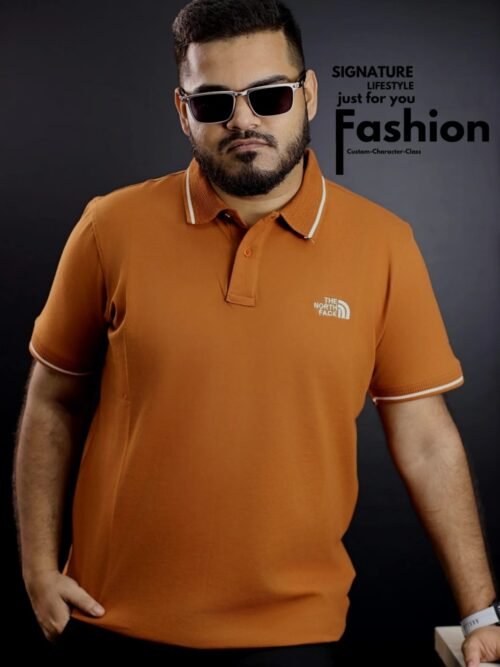 TNF Polo T-Shirt  Orange