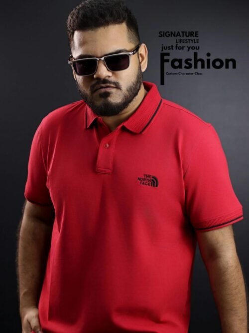 TNF Polo T-Shirt Red