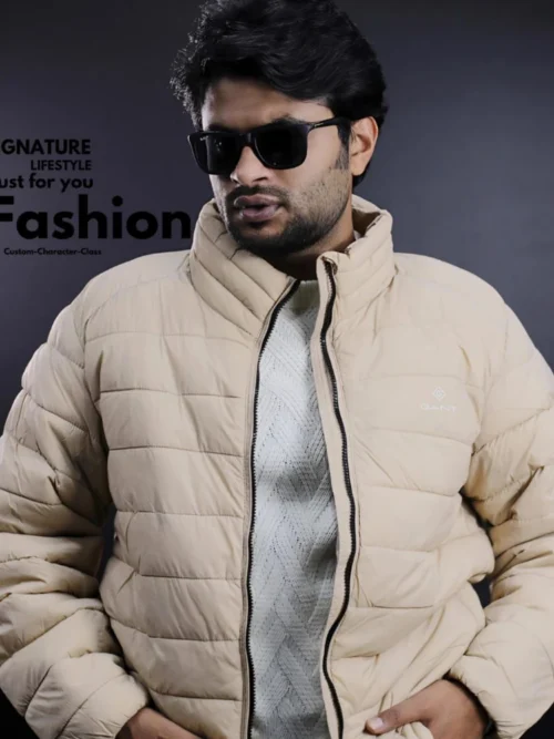 GANT Lightweight Padding Jacket- Classic Sand Puffer