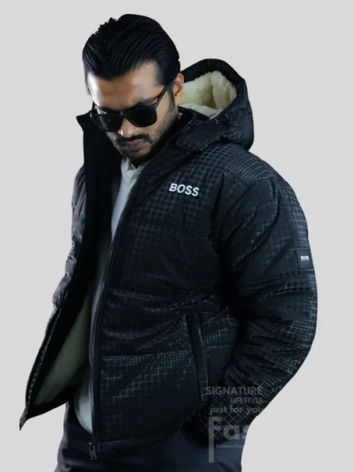 Boss Premium Sherpa Jacket- Dark Navy