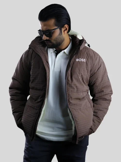 Boss Premium Sherpa Jacket- Deep Brown