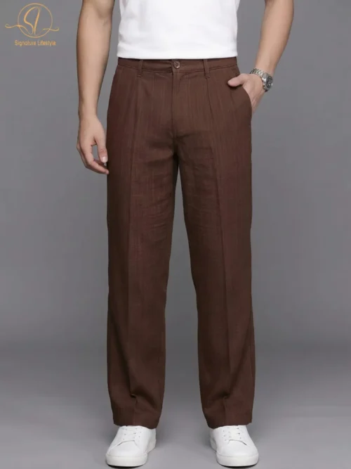 TH Remi Cotton Pant - Maroon