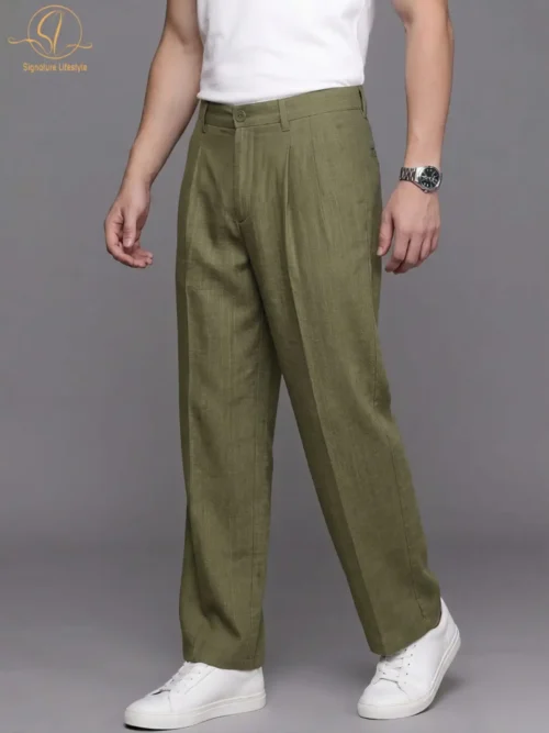 TH Remi Cotton Pant - Olive