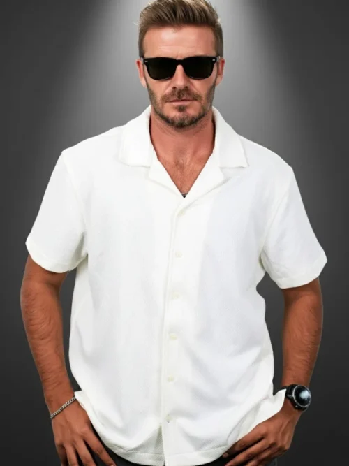 SCOTCH & SODA Half Shirt- White