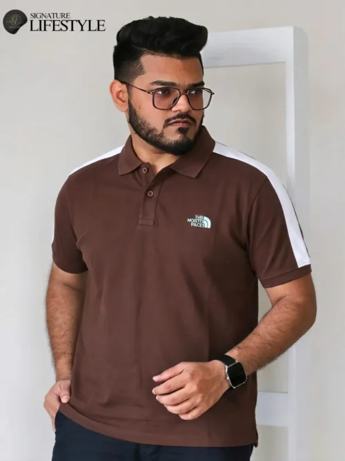 TNF POLO- Brown