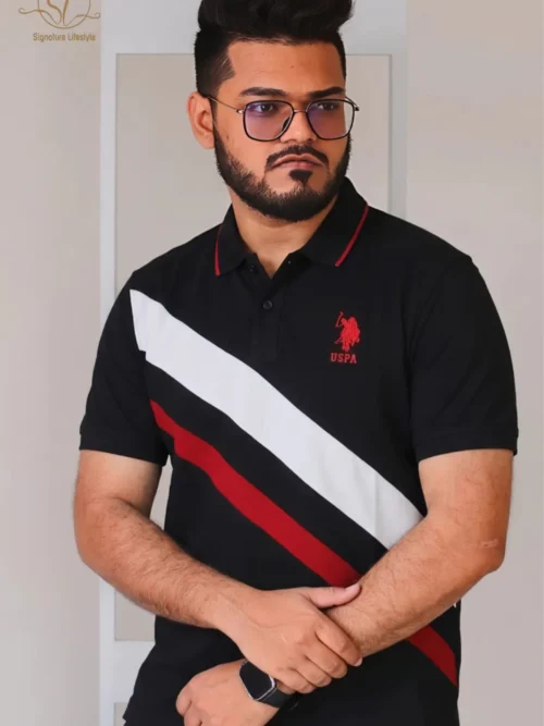 USPA POLO- Black