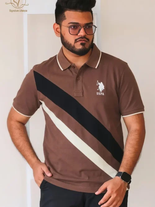 USPA POLO- Brown