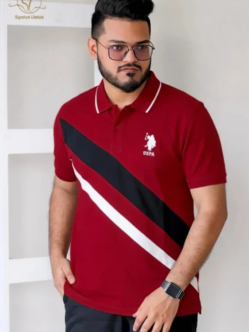 USPA POLO- Maroon