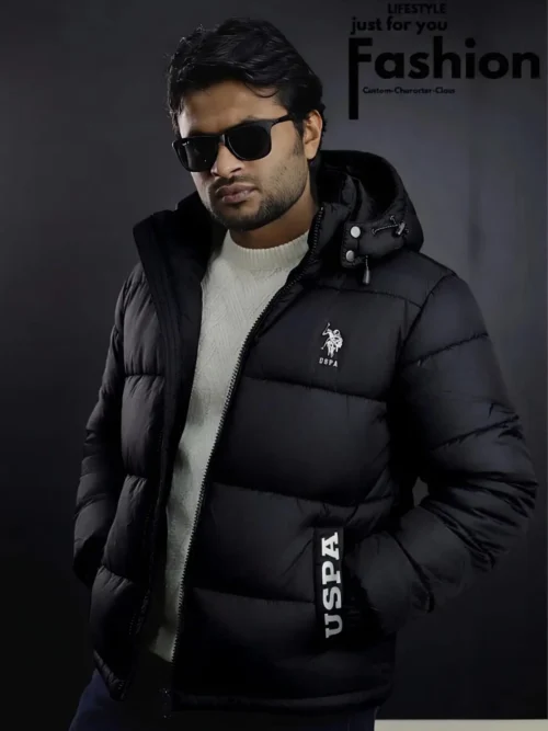 USPA Padding Jacket- Black