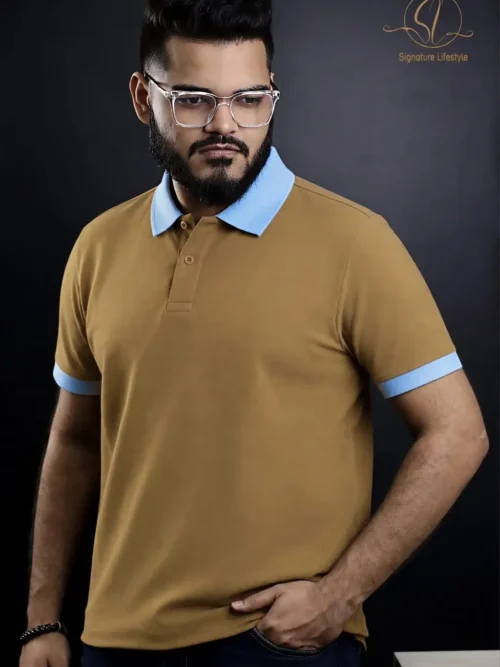 ZARA Polo- Khaki