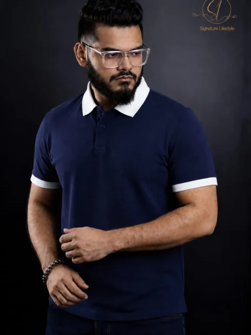 ZARA Polo- Navy